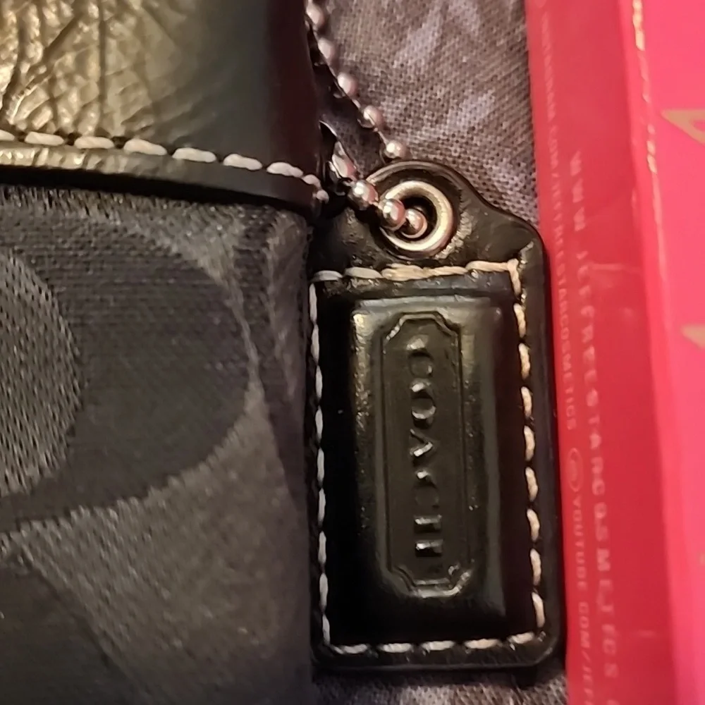 EUC COACH Black Clutch/ Pouch Bundle - Picture 4 of 10